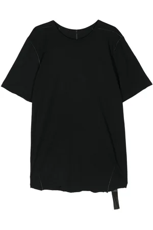 ISAAC SELLAM EXPERIENCE Strap-detailing organic cotton t-shirt