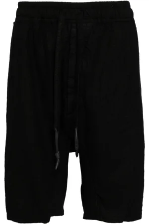 ISAAC SELLAM EXPERIENCE Drop-crotch cotton shorts
