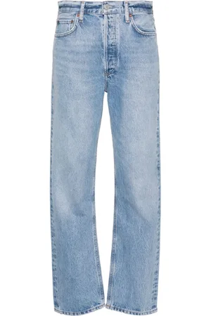 AGOLDE High-rise straight-leg jeans