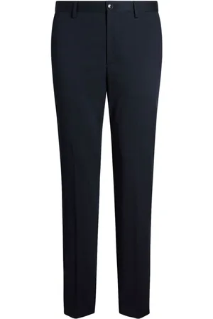 Etro Mid-rise slim-cut trousers