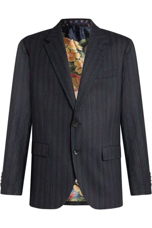 Etro Pinstriped wool blazer