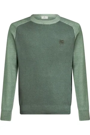 Etro Pegaso-embroidered wool jumper
