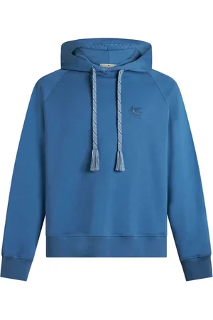 Etro Pegaso-embroidered drawstring hoodie