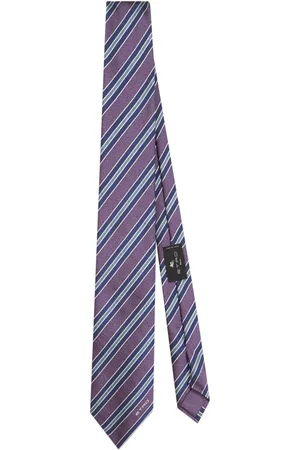 Etro Striped jacquard silk tie