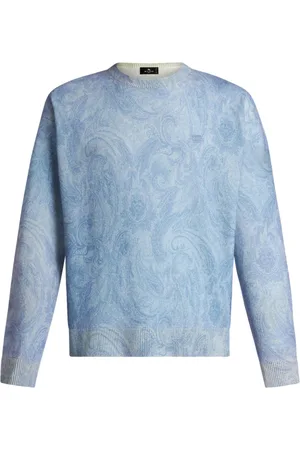 Etro Paisley intarsia-knit jumper