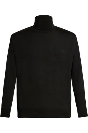 Etro Pegaso-appliqué wool jumper