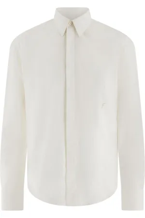 Salvatore Ferragamo Monogramed cotton shirt