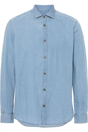 PESERICO SIGN Cotton denim shirt