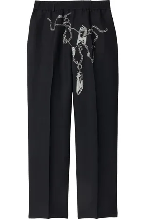 Burberry Knight Hardware straight-leg trousers