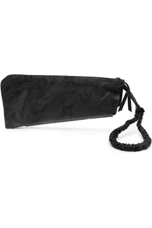 ISAAC SELLAM EXPERIENCE Asymmetric leather clutch bag