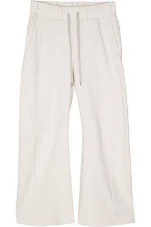 ATTACHMENT Drawstring-waistband wide-leg trousers