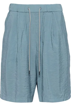 ATTACHMENT Drawstring-waist straight-leg shorts
