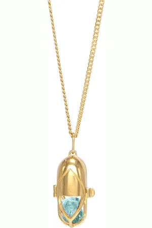 CAPSULE ELEVEN Aquamarina statement-pendant necklace