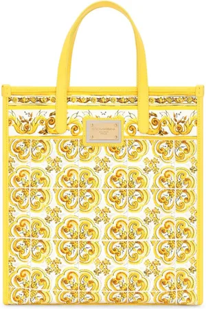 Dolce & Gabbana Medium Majolica-print canvas tote bag