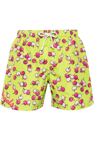 Palm Angels Cherry-print swimming shorts