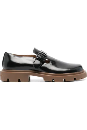 Maison Margiela Ivy leather buckled shoes