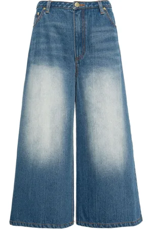 Cynthia Rowley Low-rise wide-leg jeans