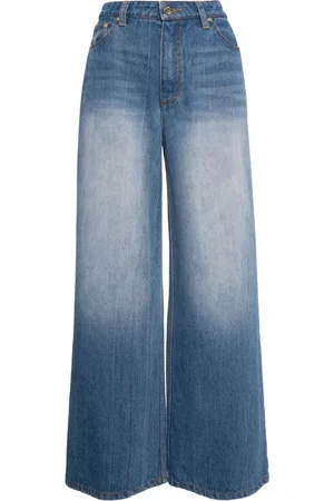 Cynthia Rowley Wide-leg denim trousers