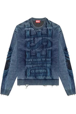 Diesel Faded effect knitted jumper