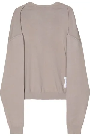 Rokh Logo-patch knitted cape