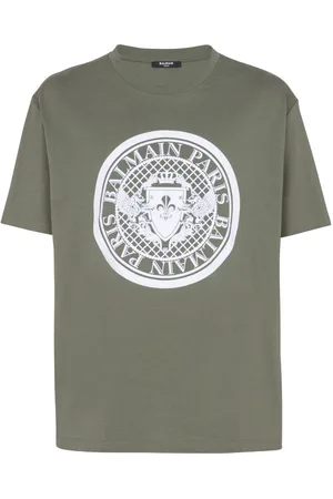 Balmain Coin-print cotton T-shirt