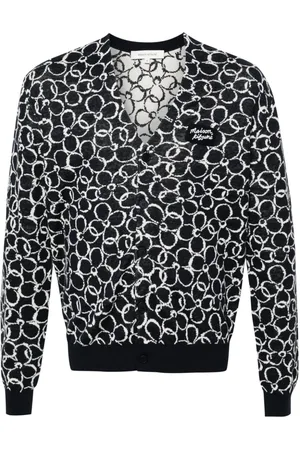 Maison Kitsuné Abstract Daisy cardigan
