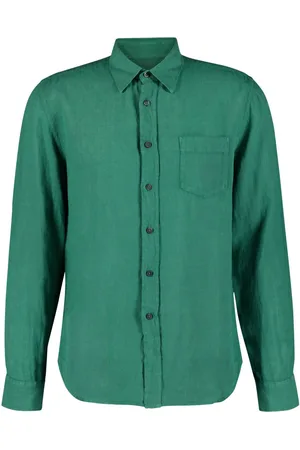 120% Lino Long-sleeve linen shirt