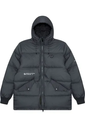 A Bathing Ape Logo-print quilted down jacket