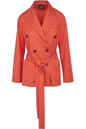 LORENA ANTONIAZZI Double-breasted wool blazer