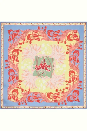 Etro Summer graphic-print silk scarf