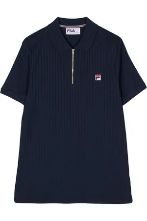 Fila Ribbed cotton polo shirt