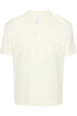 Neil Barrett Thunderbolt-print cotton T-shirt