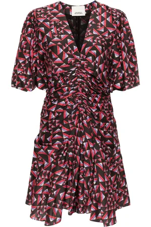 Isabel Marant Lienne ruched mini dress
