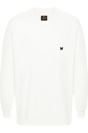 Pins & Needles Butterfly-embroidered T-shirt