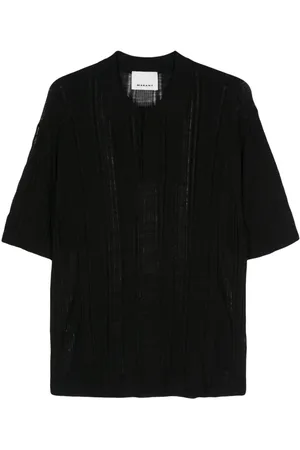 Isabel Marant Dickens open-knit polo shirt