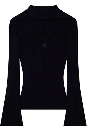 Courrèges Cut-out ribbed jumper