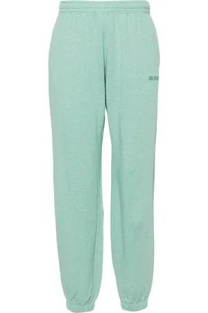 ROTATE Logo-embroidered track pants
