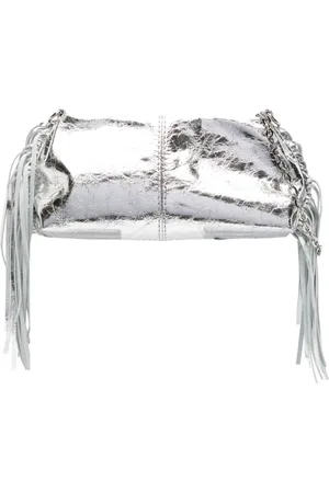 Maje Mini Miss M metallic tote bag