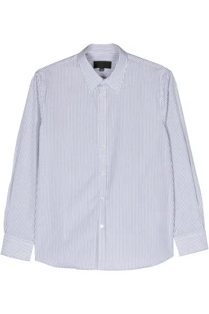 NILI LOTAN Raphael striped cotton shirt