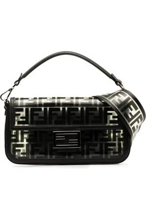 Fendi 2010-2023 Medium Zucca PVC Baguette satchel