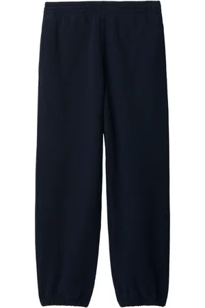 Burberry Logo-appliqué cotton track pants