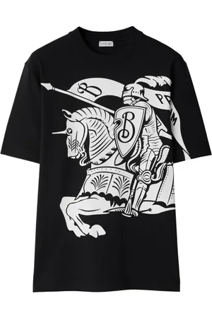 Burberry Equestrian Knight-print cotton T-shirt