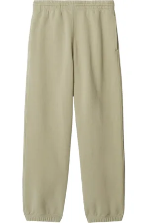 Burberry Appliqué-logo cotton track pants