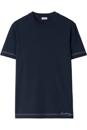 Burberry Contrast-stitching cotton T-shirt