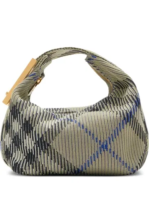 Burberry Mini Peg checked tote bag