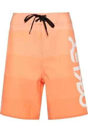 Oakley Retro Mark 19" logo-print swim shorts