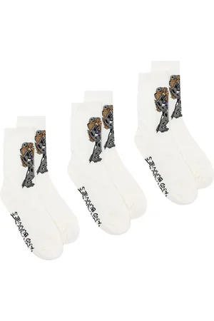 Natasha Zinko Graphic-print knitted socks