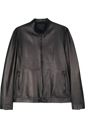 SALVATORE SANTORO Zip-up leather jacket