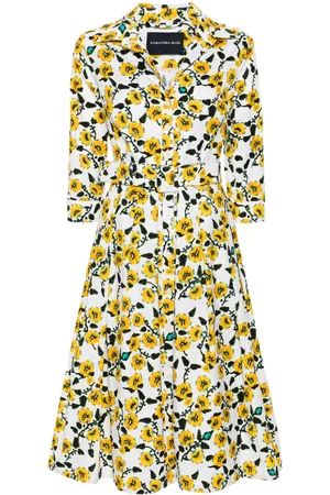 SAMANTHA SUNG Audrey midi shirt dress