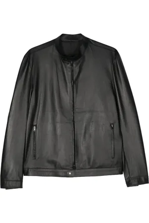 SALVATORE SANTORO Zip-up leather jacket